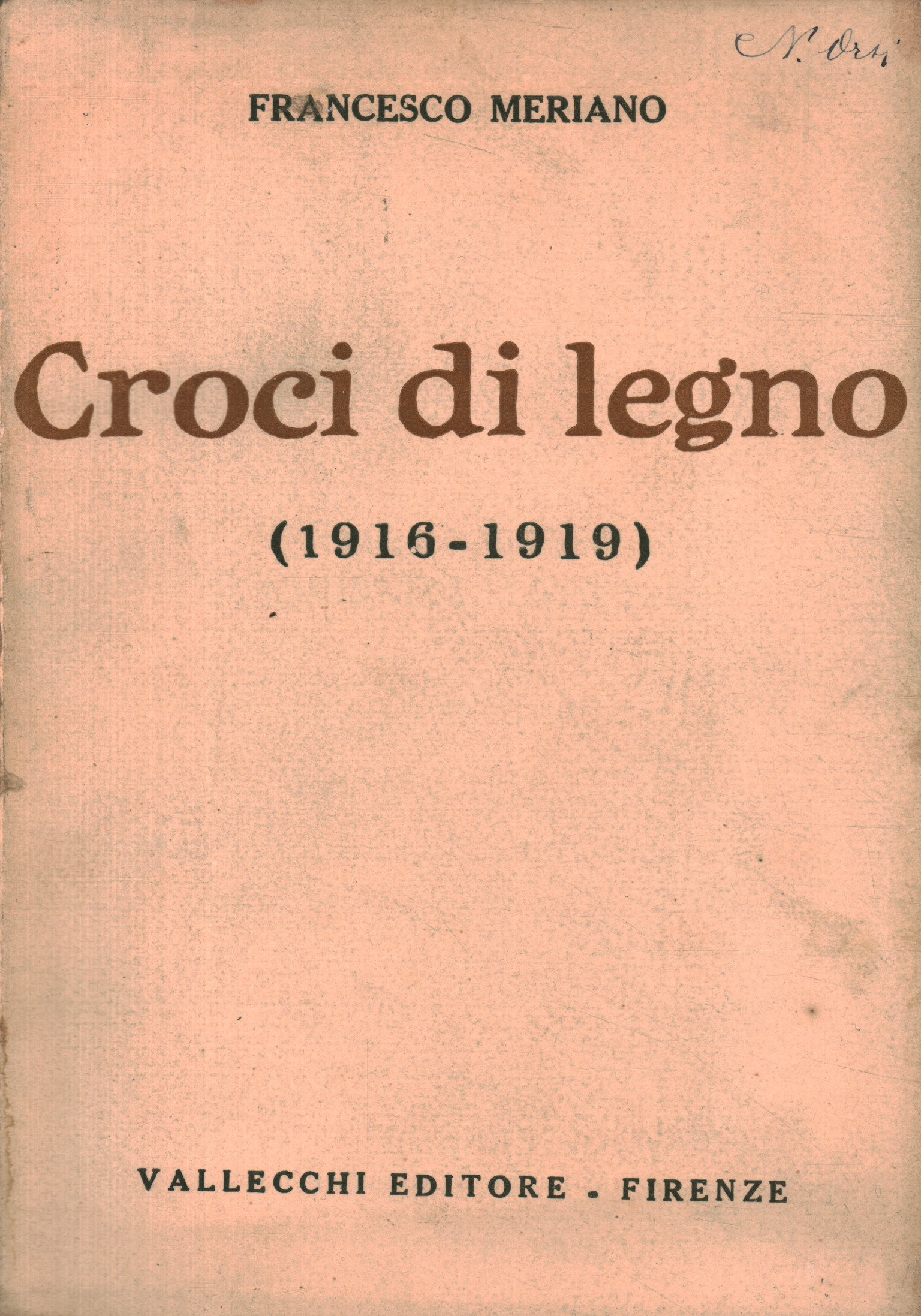 Croci di legno (1916-1919)