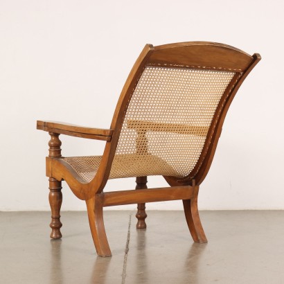 Armchair with reed seat