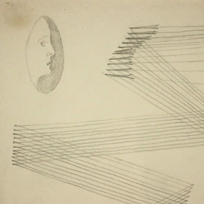 Dessin sur papier de Fausto Melotti 197,Sans titre,Fausto Melotti,Fausto Melotti,Fausto Melotti,Fausto Melotti,Fausto Melotti,Fausto Melotti,Fausto Melotti,Fausto Melotti