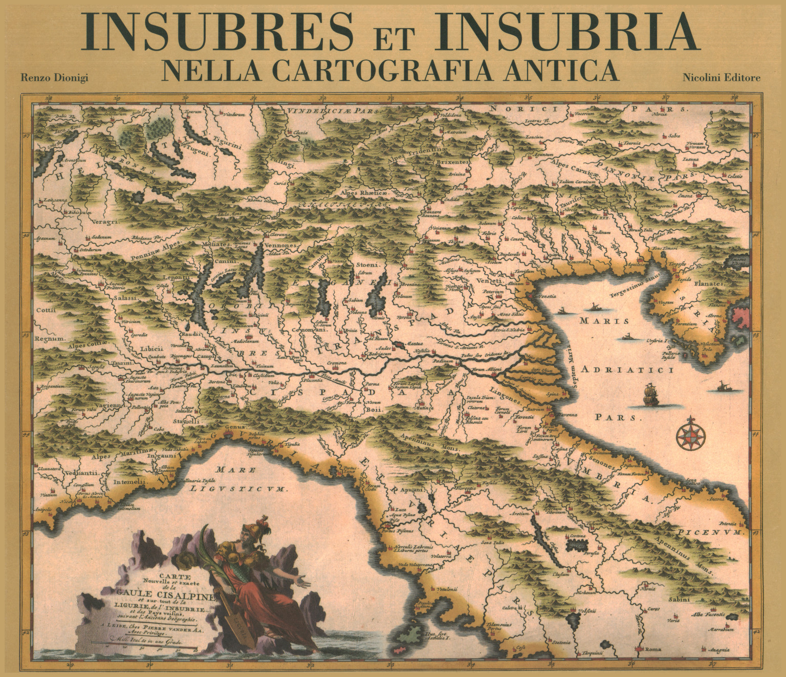 Insubres et Insubria en cartografía a