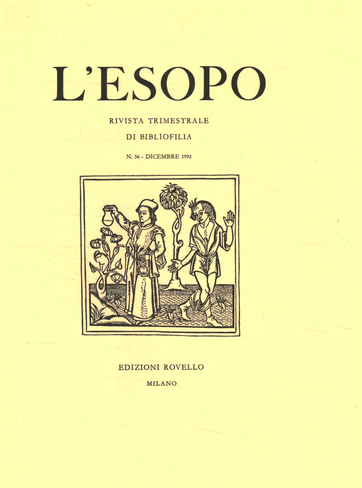 Der Äsop. Vierteljährliches Magazin von %2,L'Esopo. Vierteljährliches Magazin von%2