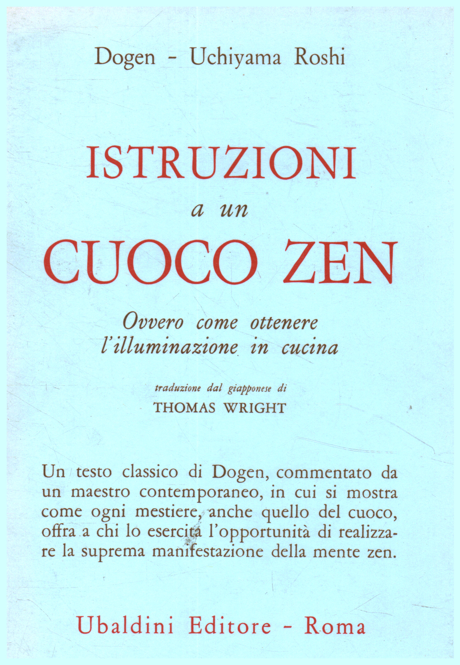 Istruzioni a un cuoco Zen