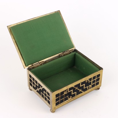 Art-Deco-Box aus Bronze und Tess