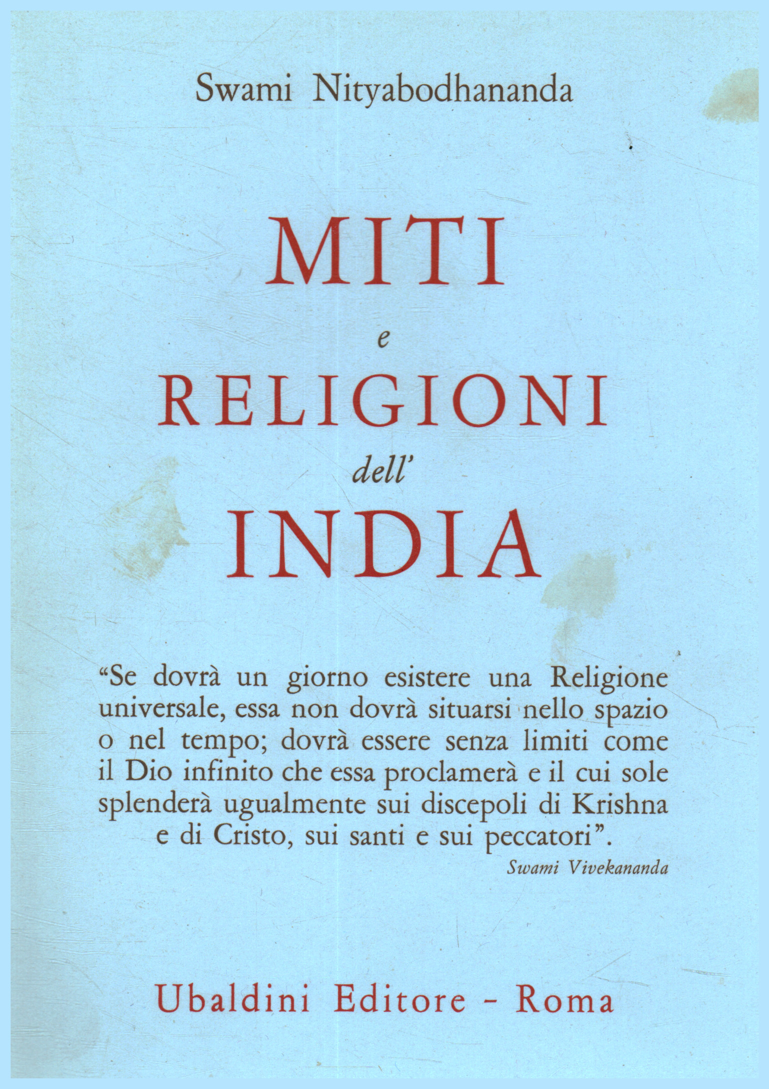 Myths and religions of India