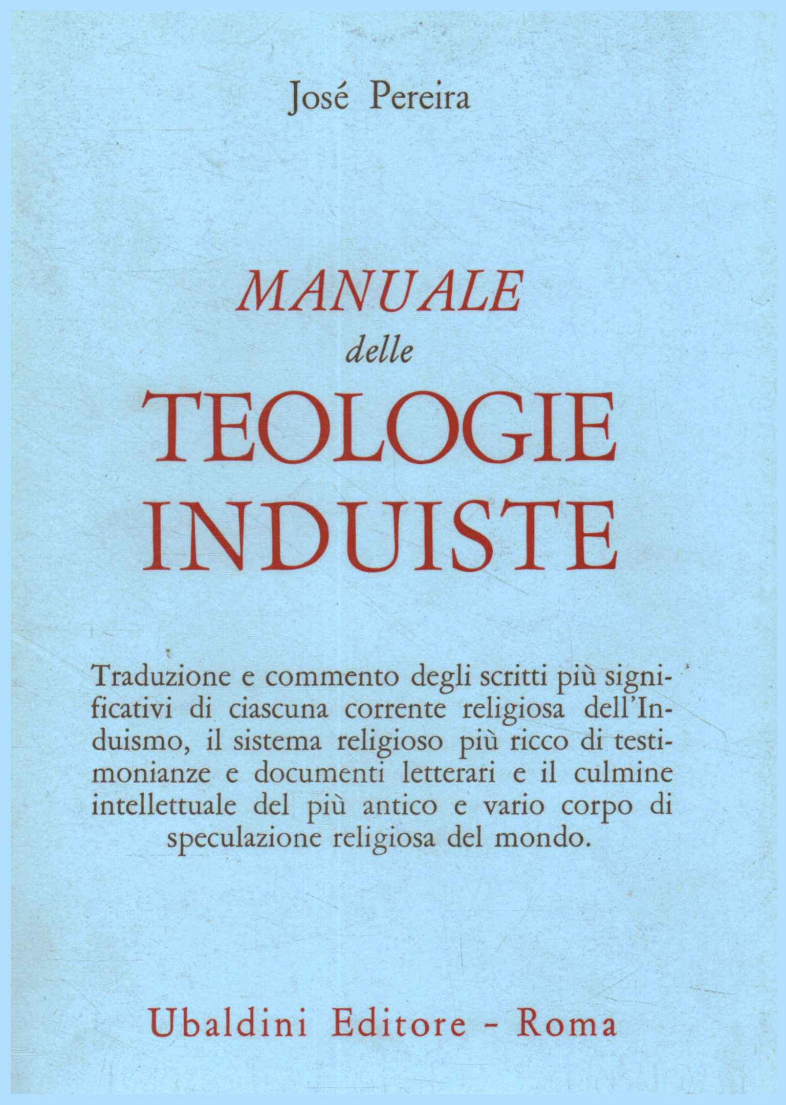 manual de teologías hindúes