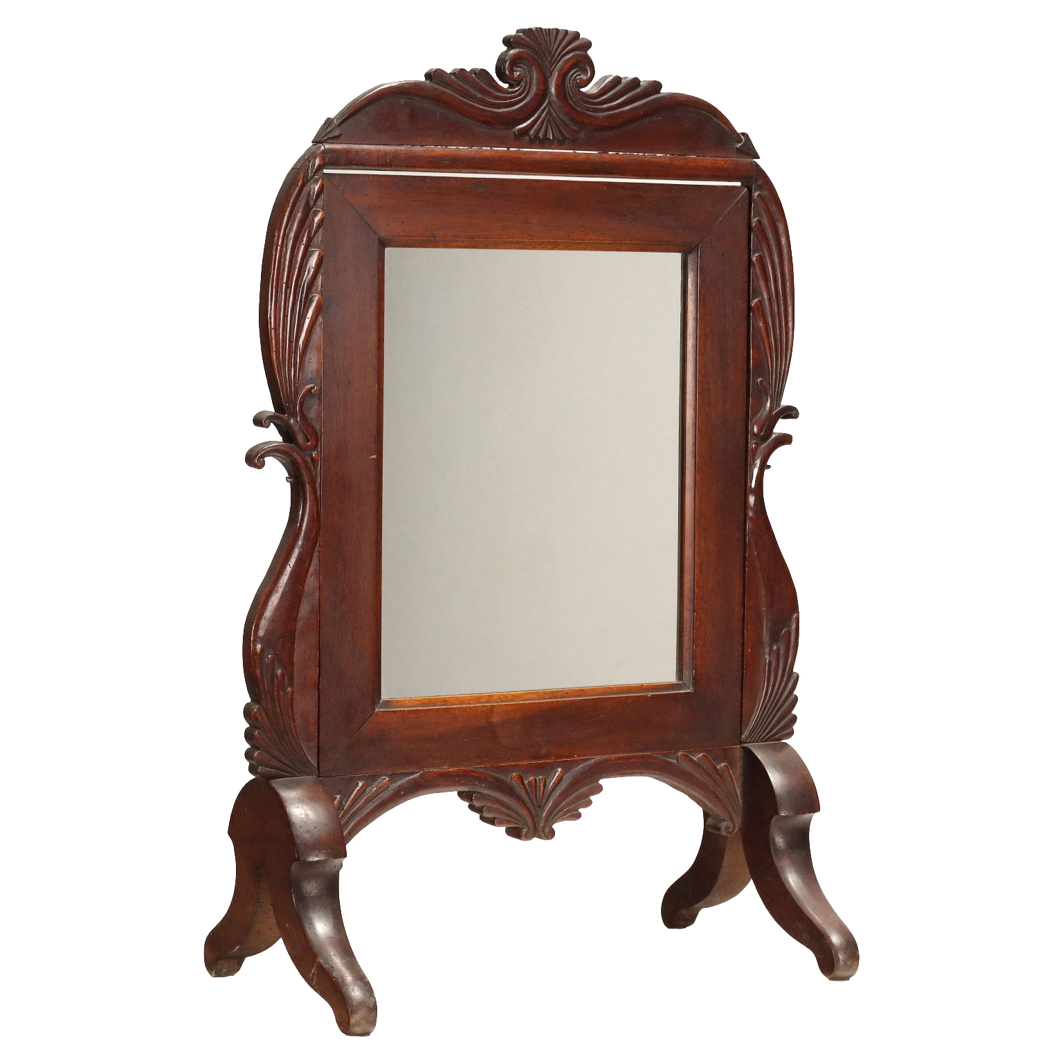 Large Louis Philippe Golden Mirror, Italy, 19th Century for sale at Pamono