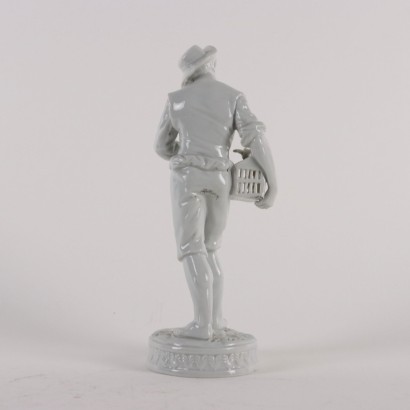 Figurine Jeune Homme avec Cage Porcel