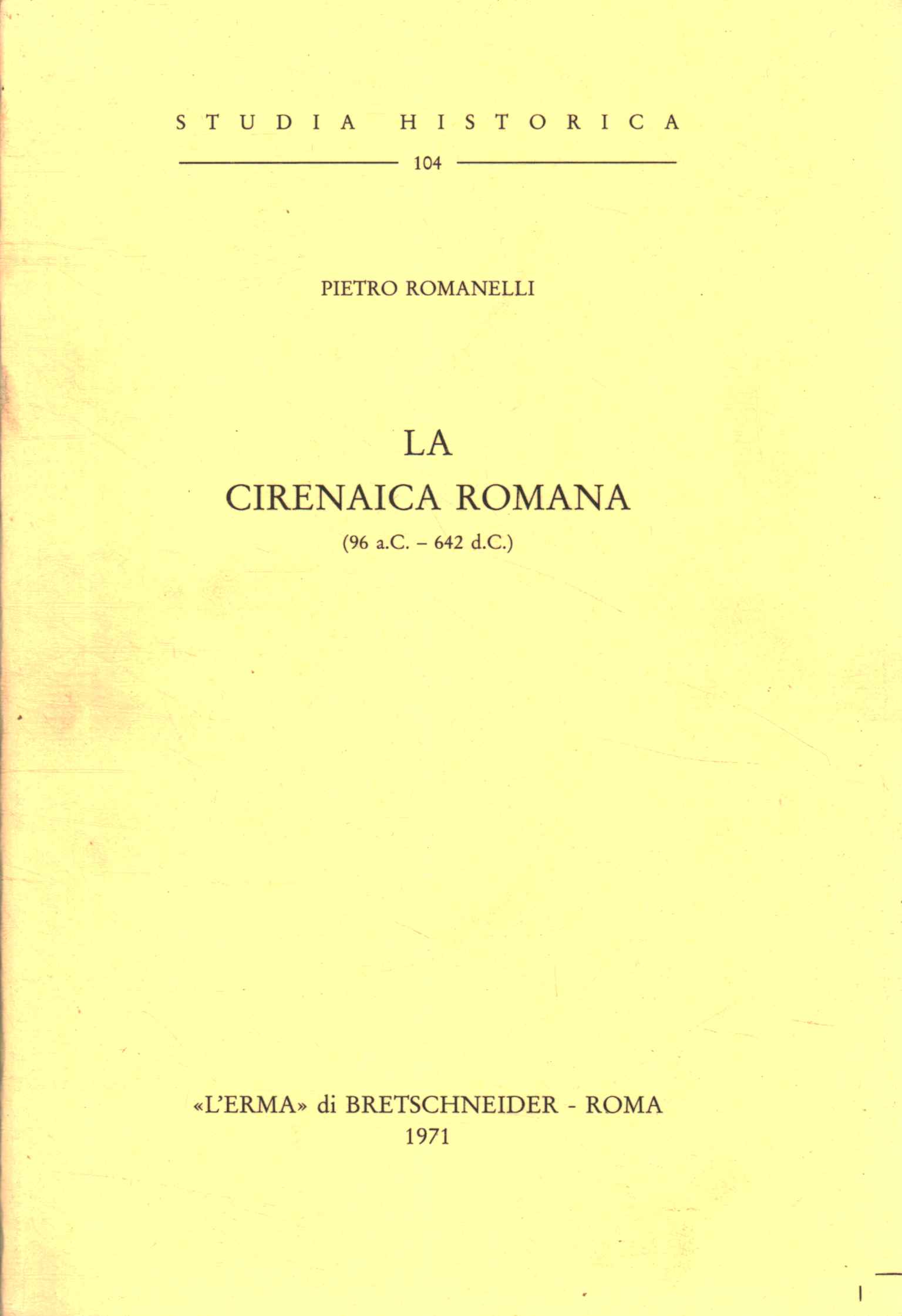 Cirenaica romana (96 a. C. - 642 d. C.)