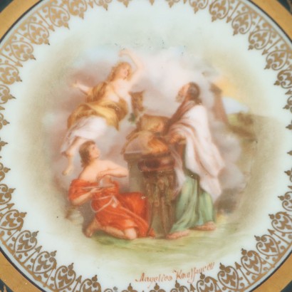 Group of Vi porcelain saucers