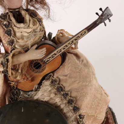 Young Woman Automaton with Guitar