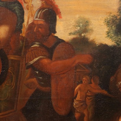 Dipinto con Il Ratto delle Sabine