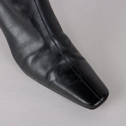 Schwarze Prada-Stiefel