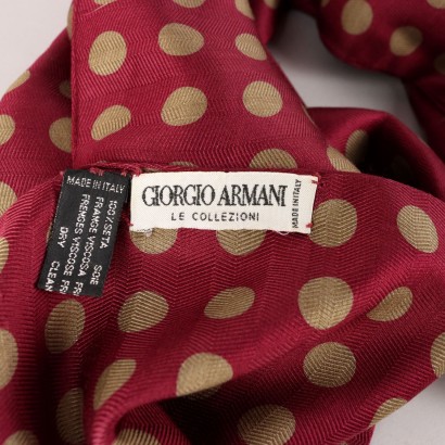 Giorgio Armani Sciarpa in Seta a Pois