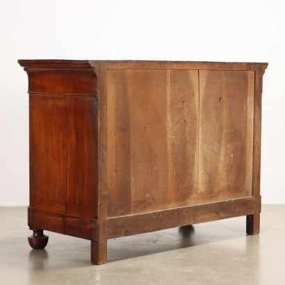 DRESSER, Carlo X chest of drawers in mahogany veneer