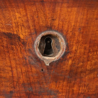 DRESSER, Carlo X chest of drawers in mahogany veneer