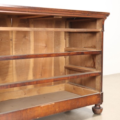 DRESSER, Carlo X chest of drawers in mahogany veneer