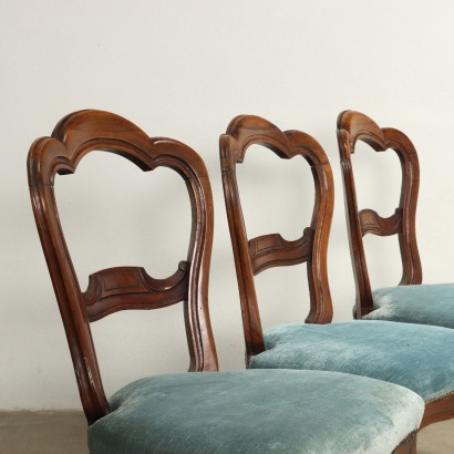 Groupe de six chaises Louis Philippe