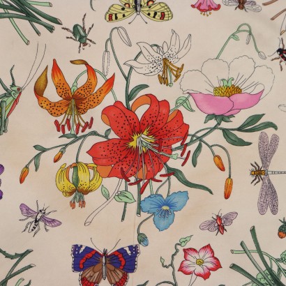 Gucci Vintage Flora Scarf