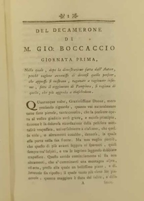 Of the Decameron by Messer Giovanni Boccac