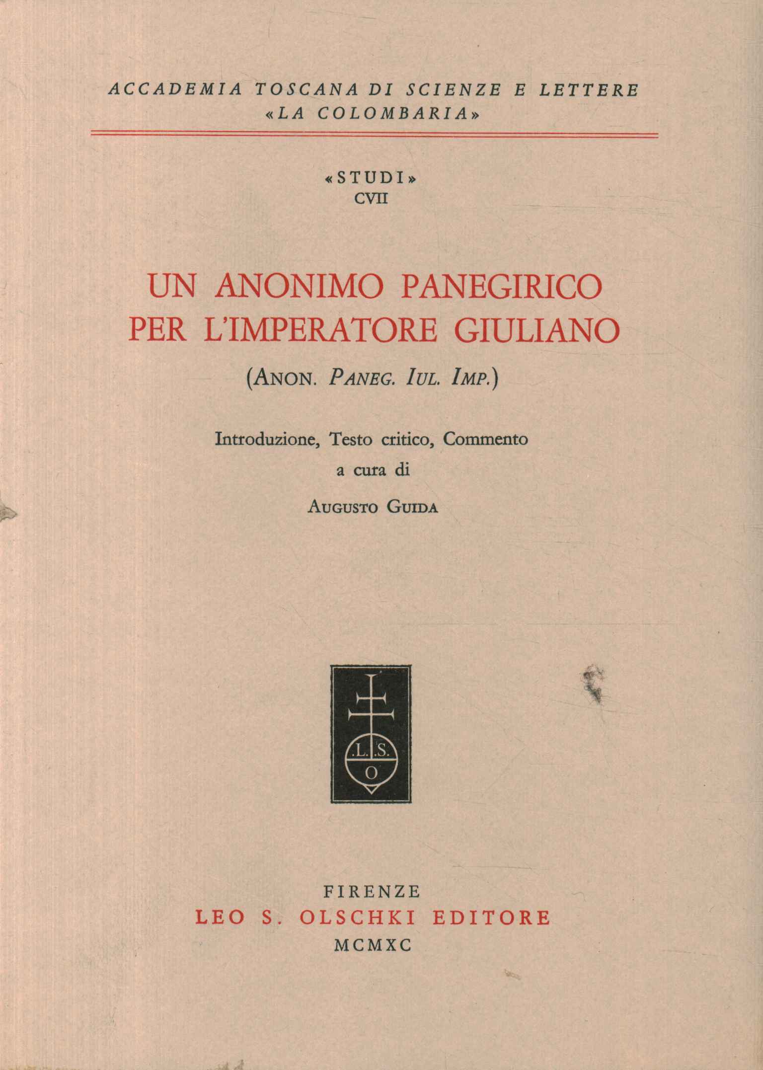 Un anonimo panegirico per l'imp