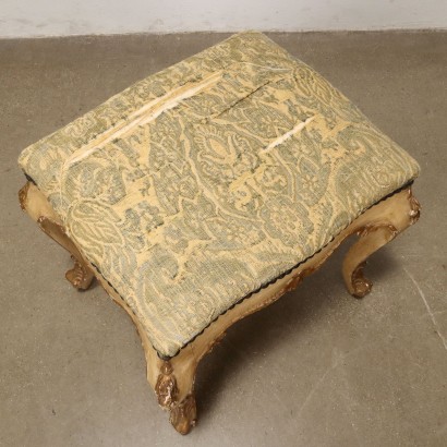 Pair of Baroque Style Poufs