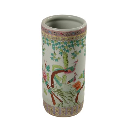 Cylindrical Porcelain Vase