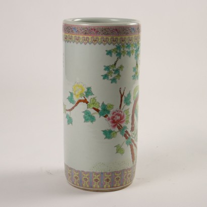 Cylindrical Porcelain Vase