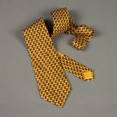 Vintage Hermès Tie 5344 TA Horses Silk France