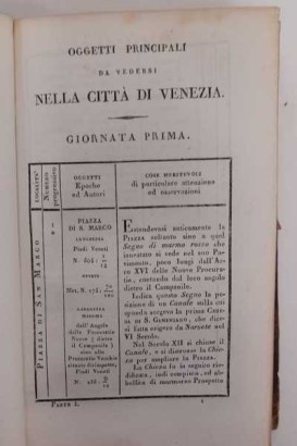 Ocho días en Venecia, Ocho días en Venecia (tomo I y II)