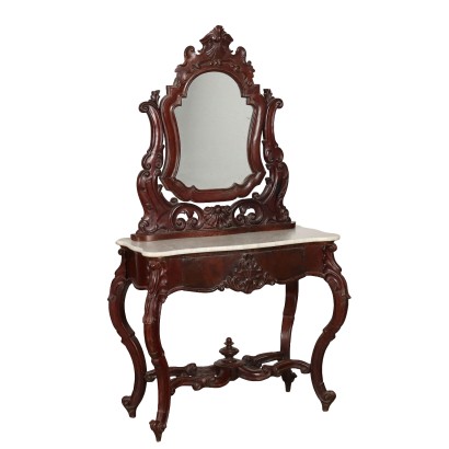 Console avec miroir Louis Philippe