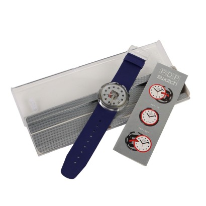 Swatch Vintage Pop PW144 Legal Blue 1990 avec Coffret