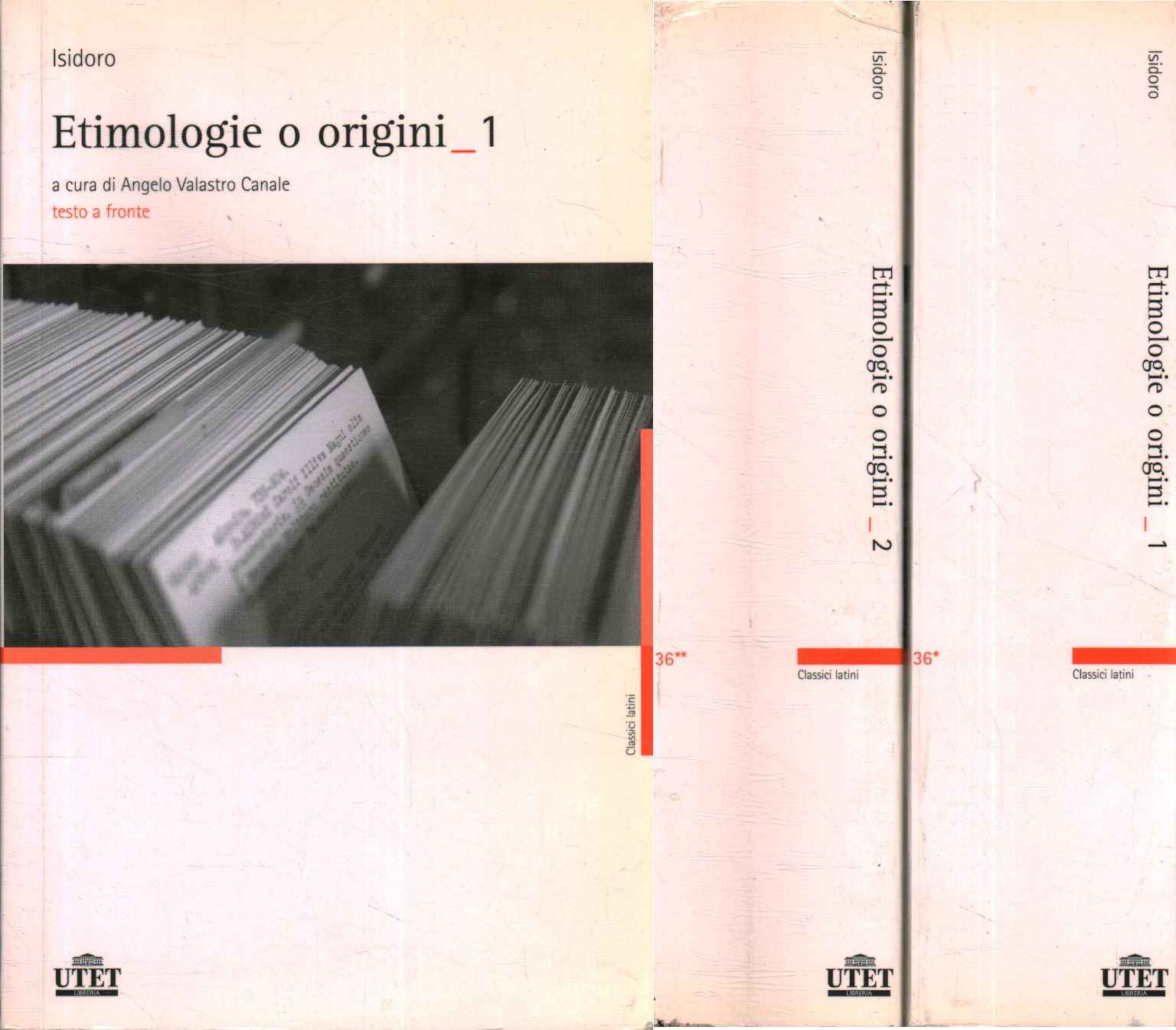 Étymologies ou origines (2 volumes)