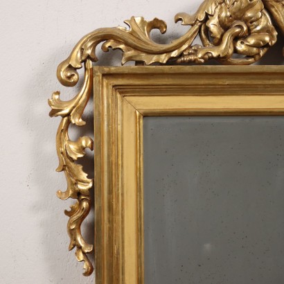 Carved and Gilded Mirror