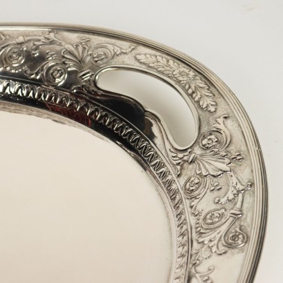 Oval Silver Tray