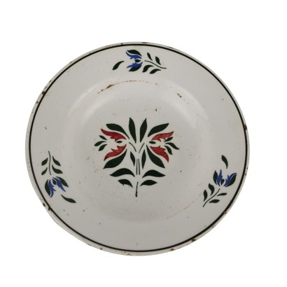 Ceramic plate made in France