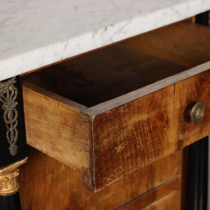 Bedside table, Restoration bedside table in Mahogany