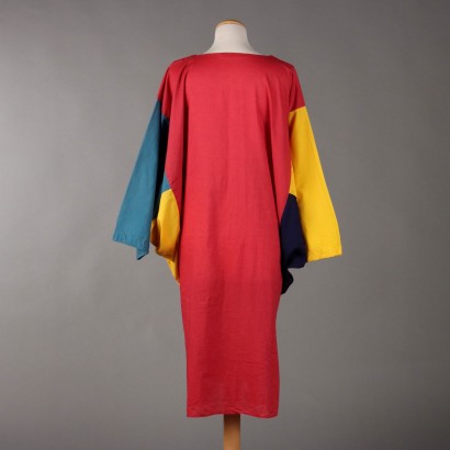 Enrica Massei Multicolored Vintage Dress