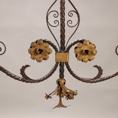 Wrought iron chandelier