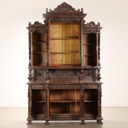 Doppelkorpus-Sideboard im Neorenaissance-Stil