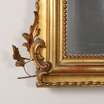 Eclectic Mirror in Golden Wood