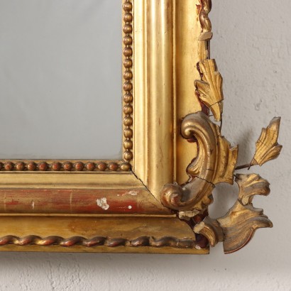 Eclectic Mirror in Golden Wood