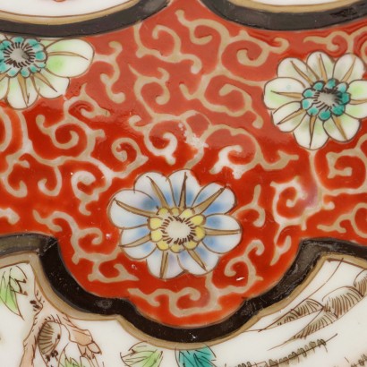 Kutani plate in porcelain and enamel P