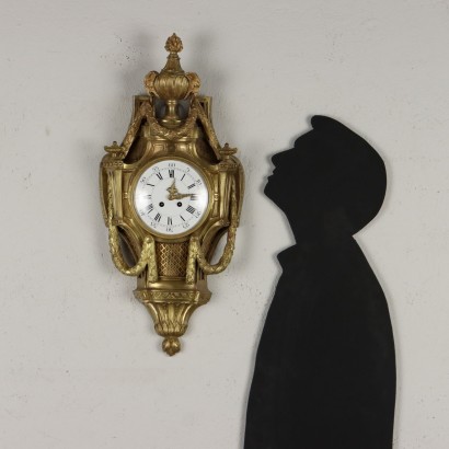 Reloj de pared de péndulo de bronce