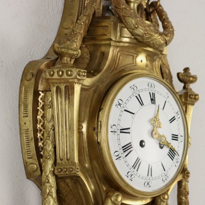 Reloj de pared de péndulo de bronce