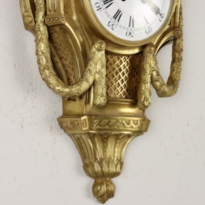 Reloj de pared de péndulo de bronce