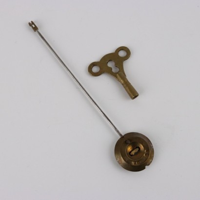 Pendelwanduhr aus Bronze