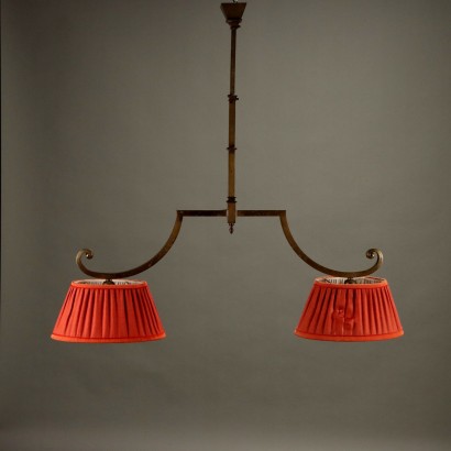 Pair of Brass Chandeliers