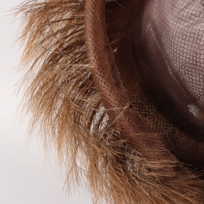 Chapeau vintage Gallia Peter avec plumes