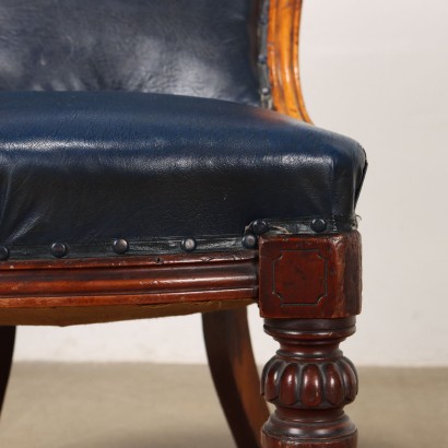 Chaise Louis Philippe en acajou