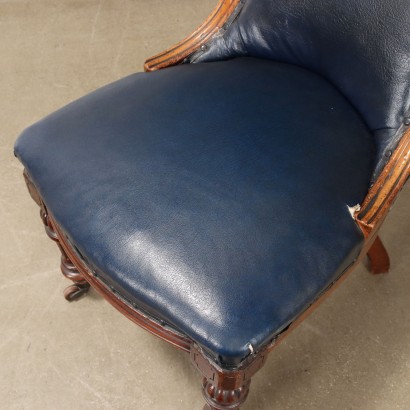 Chaise Louis Philippe en acajou